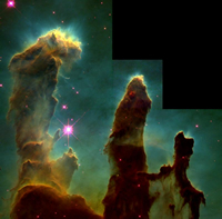 Pillars Of Creation, Star Forming Nebula