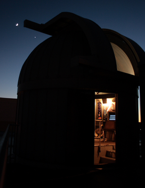 Observatory Dome, Venus, Moon